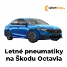 Letné pneumatiky na Škodu Octavia: odporúčané rozmery a modely 2026