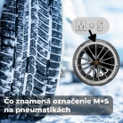 Čo znamená označenie M+S na pneumatikách